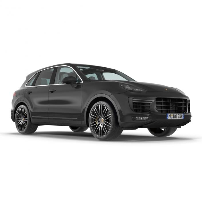 3D model Porsche Cayenne Turbo S 2015 Rigged