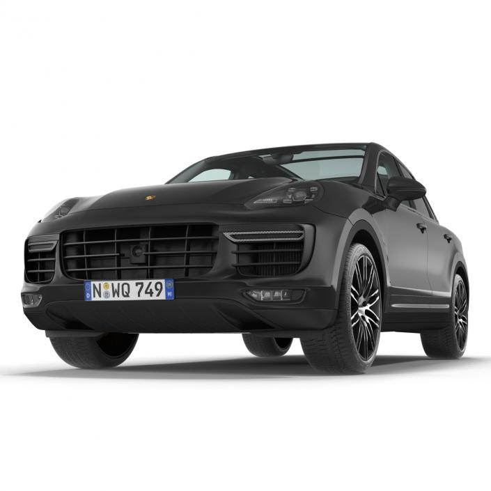 3D model Porsche Cayenne Turbo S 2015 Rigged