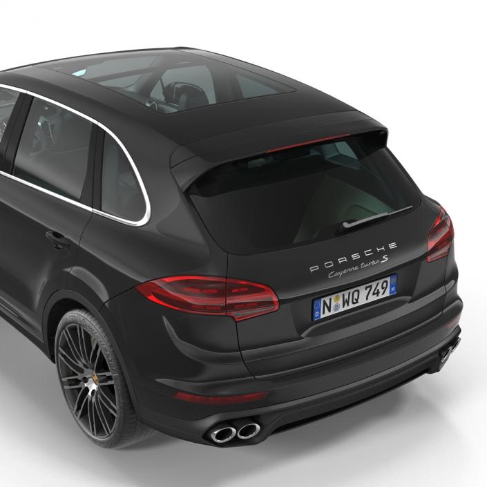 3D model Porsche Cayenne Turbo S 2015 Rigged