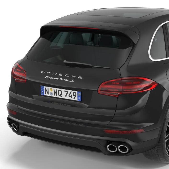 3D model Porsche Cayenne Turbo S 2015 Rigged