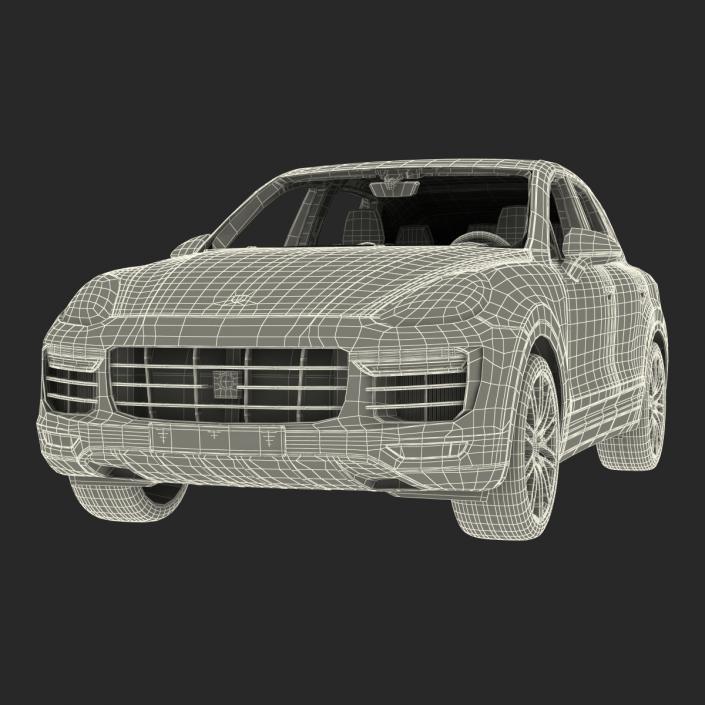 3D model Porsche Cayenne Turbo S 2015 Rigged