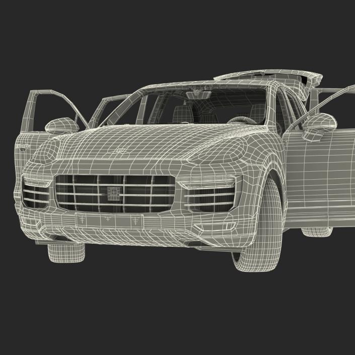 3D model Porsche Cayenne Turbo S 2015 Rigged