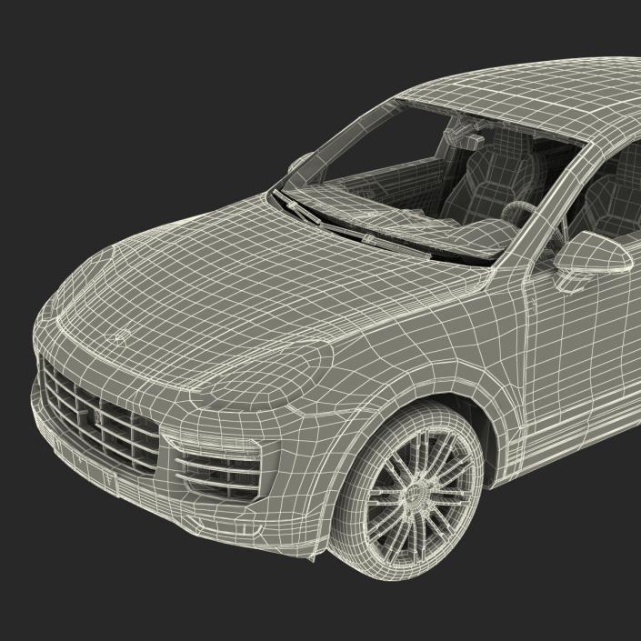 3D model Porsche Cayenne Turbo S 2015 Rigged