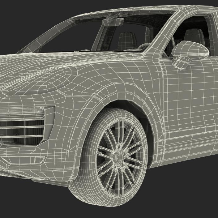 3D model Porsche Cayenne Turbo S 2015 Rigged