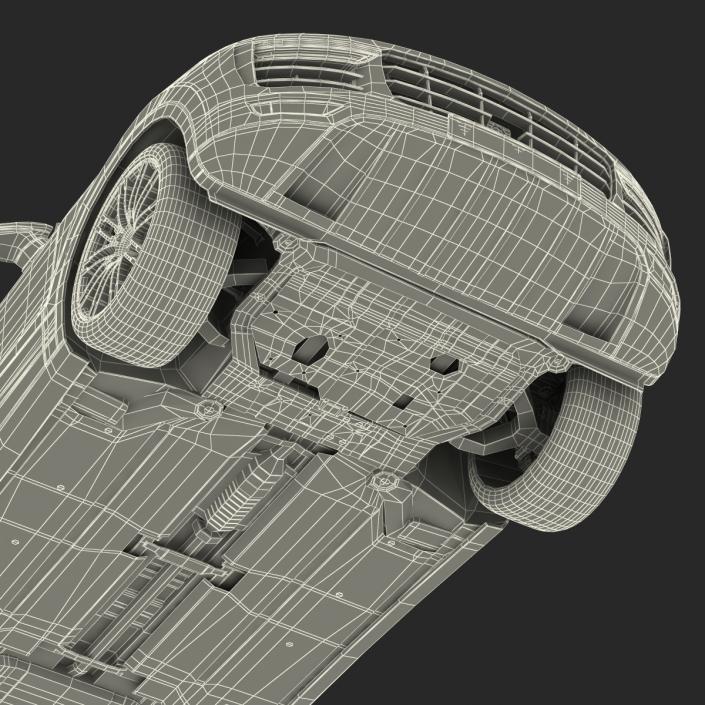 3D model Porsche Cayenne Turbo S 2015 Rigged