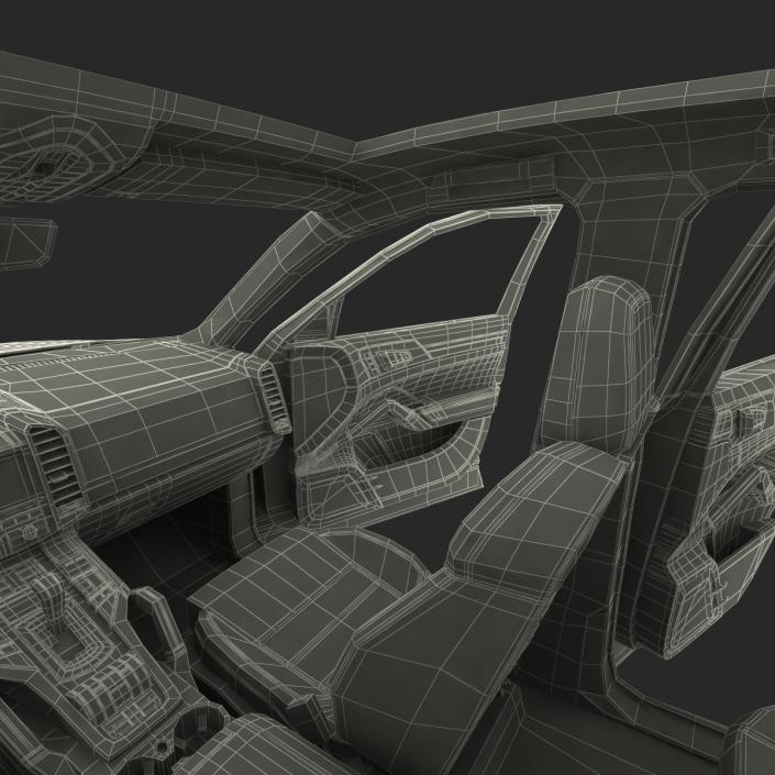 3D model Porsche Cayenne Turbo S 2015 Rigged