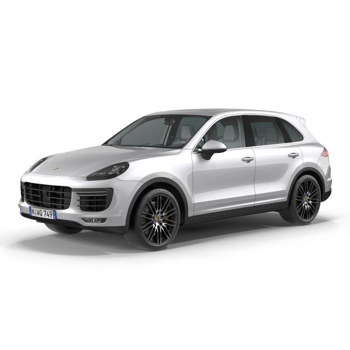 3D Porsche Cayenne Turbo S 2015 model