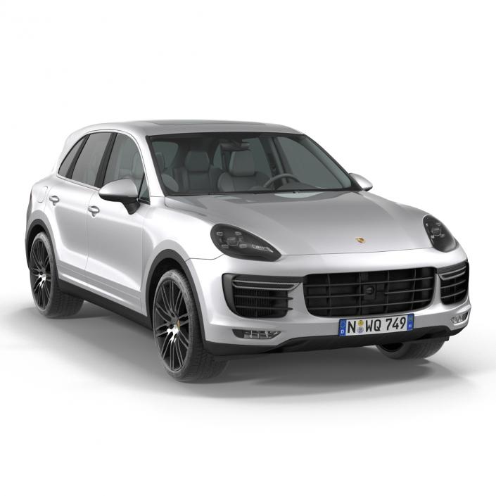 3D Porsche Cayenne Turbo S 2015 model