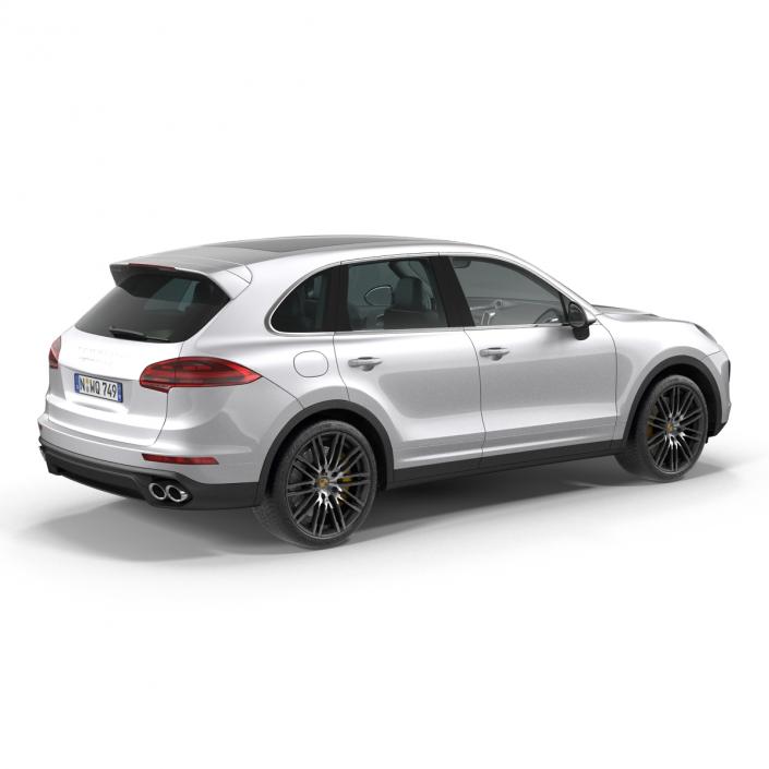 3D Porsche Cayenne Turbo S 2015 model