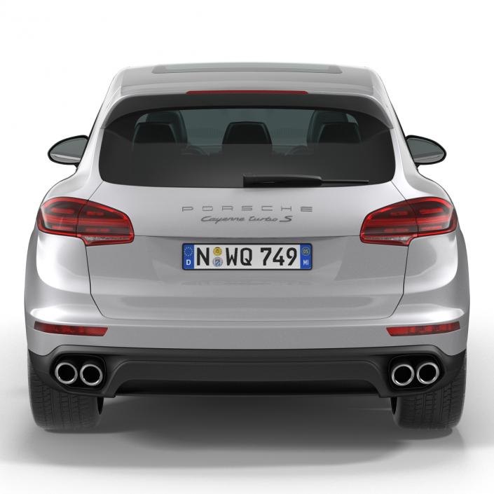 3D Porsche Cayenne Turbo S 2015 model