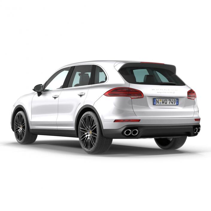 3D Porsche Cayenne Turbo S 2015 model