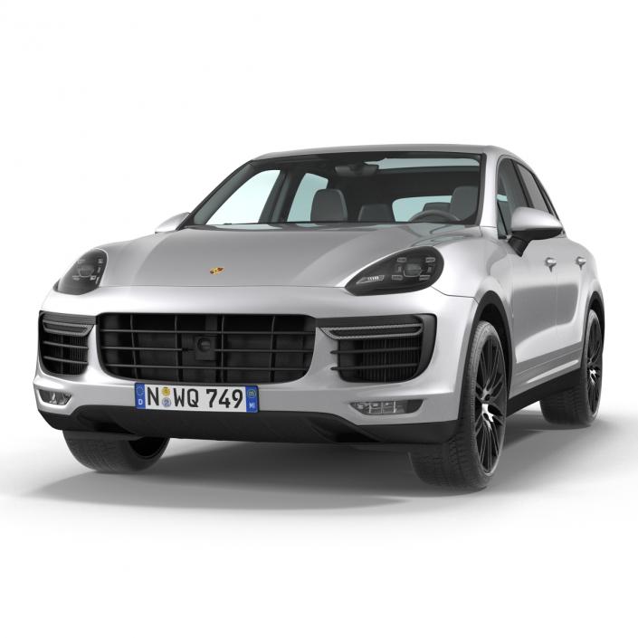 3D Porsche Cayenne Turbo S 2015 model