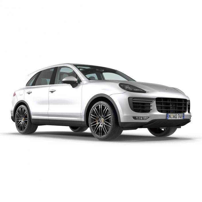 3D Porsche Cayenne Turbo S 2015 model