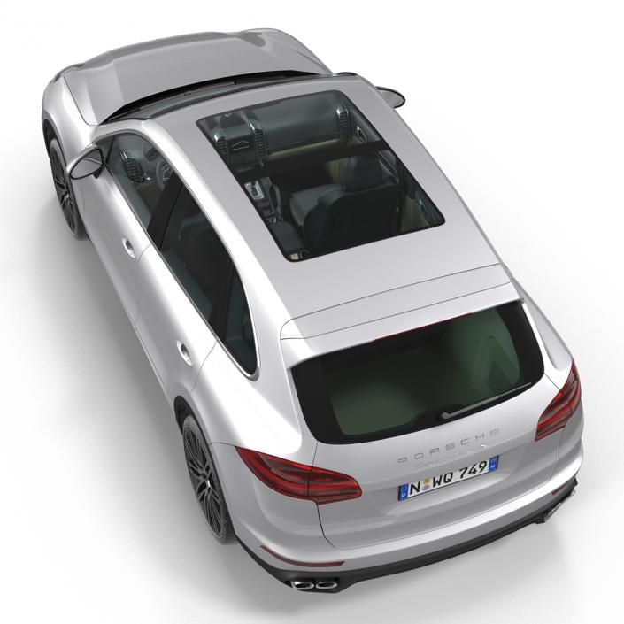 3D Porsche Cayenne Turbo S 2015 model