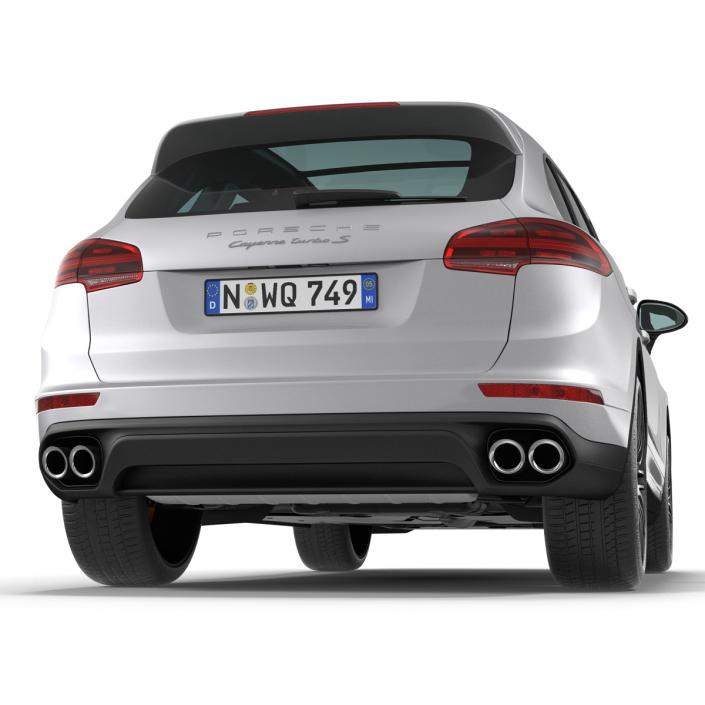 3D Porsche Cayenne Turbo S 2015 model