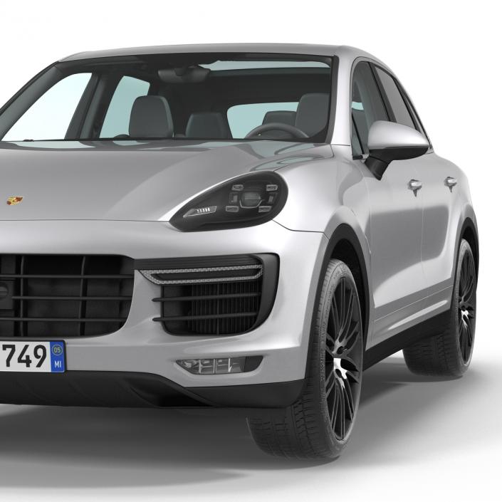 3D Porsche Cayenne Turbo S 2015 model