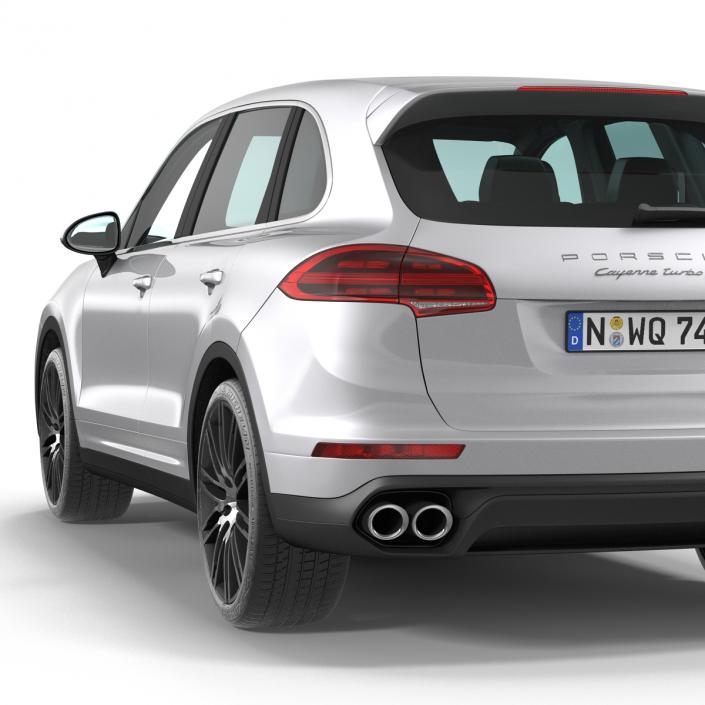 3D Porsche Cayenne Turbo S 2015 model