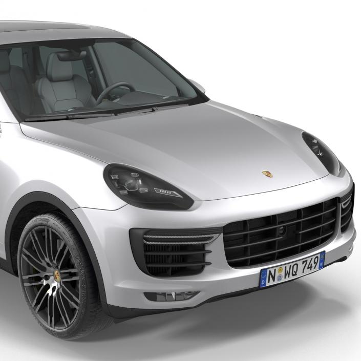 3D Porsche Cayenne Turbo S 2015 model