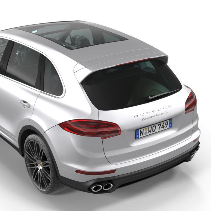 3D Porsche Cayenne Turbo S 2015 model