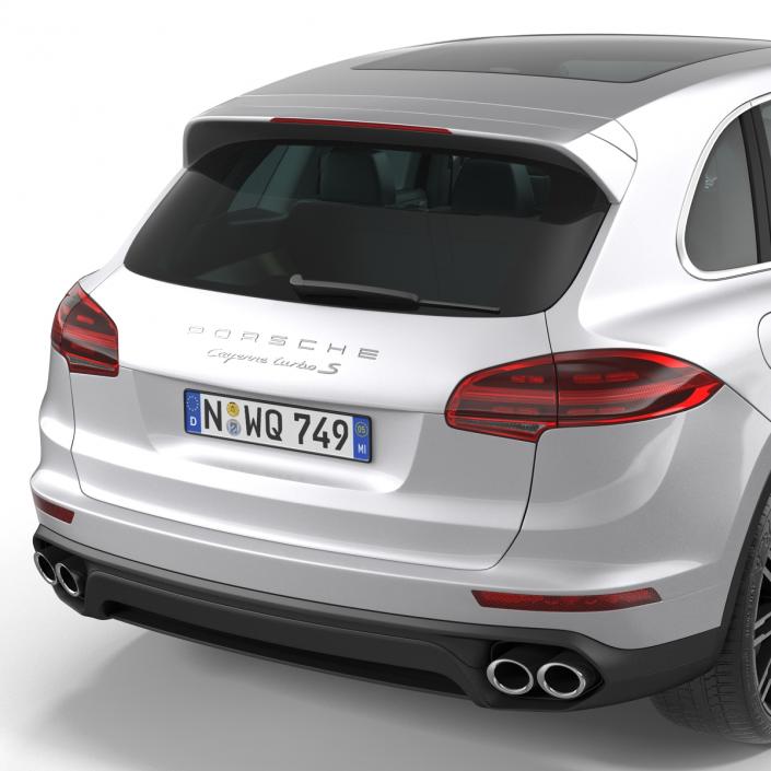 3D Porsche Cayenne Turbo S 2015 model