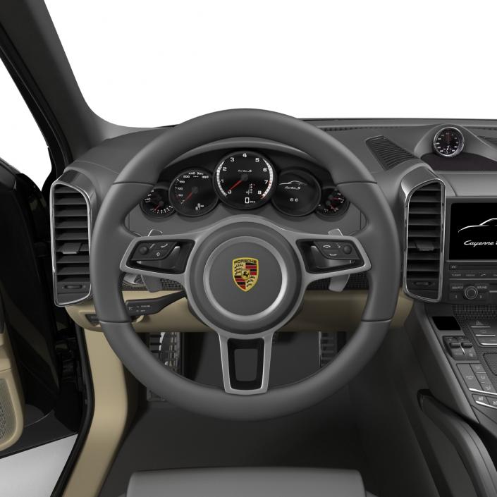 3D Porsche Cayenne Turbo S 2015 model