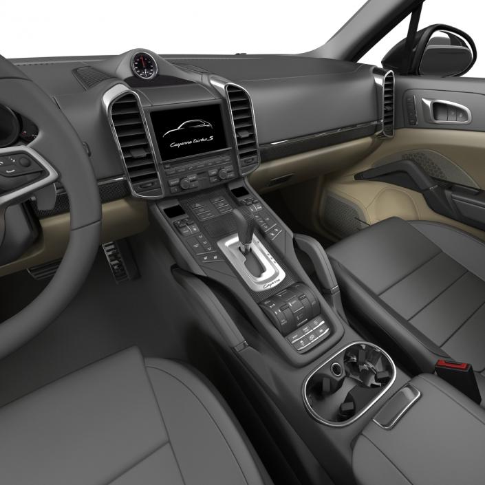 3D Porsche Cayenne Turbo S 2015 model