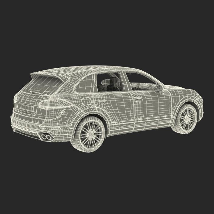 3D Porsche Cayenne Turbo S 2015 model