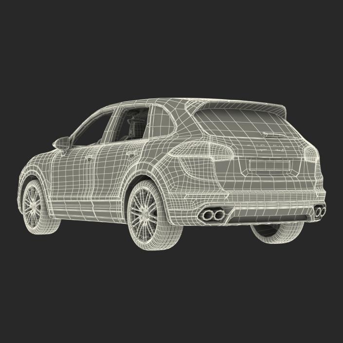 3D Porsche Cayenne Turbo S 2015 model