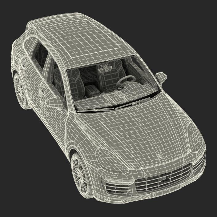 3D Porsche Cayenne Turbo S 2015 model