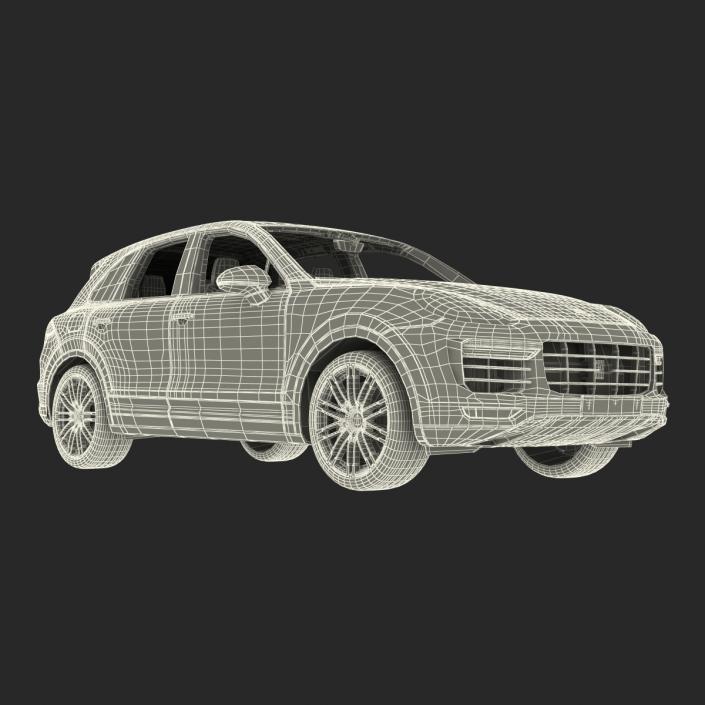 3D Porsche Cayenne Turbo S 2015 model