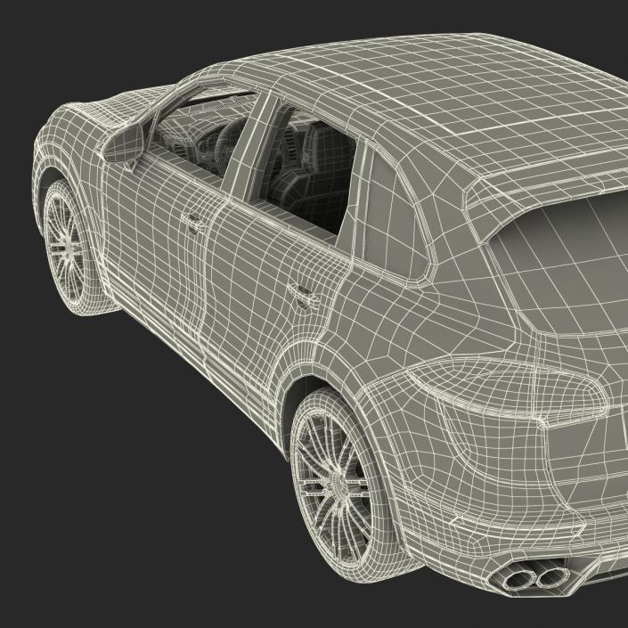 3D Porsche Cayenne Turbo S 2015 model