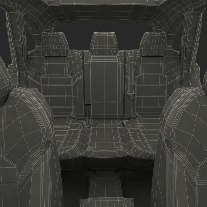 3D Porsche Cayenne Turbo S 2015 model