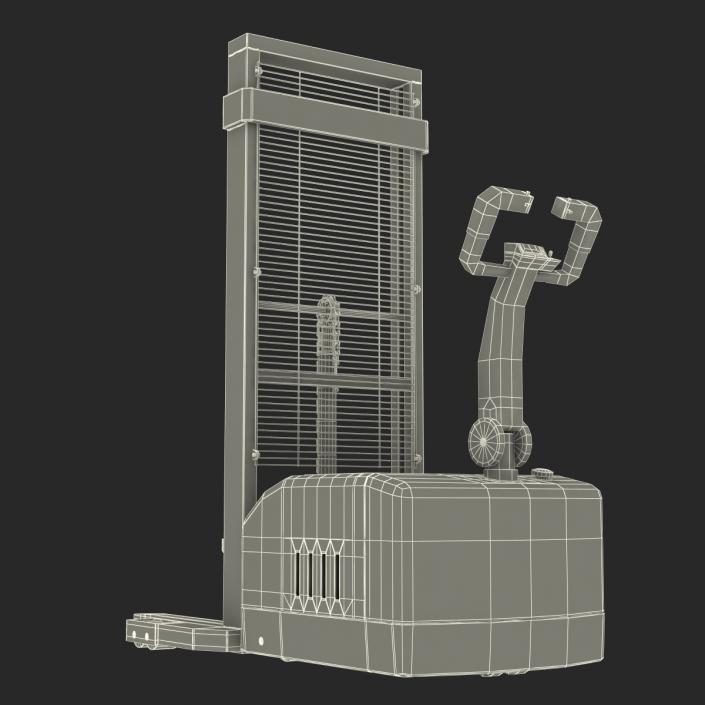 3D model Electric Walkie Stacker Yellow