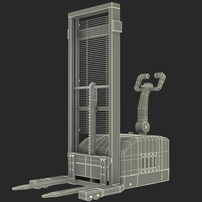 3D model Electric Walkie Stacker Yellow