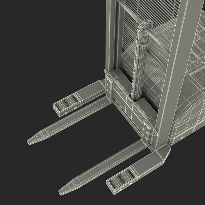 3D model Electric Walkie Stacker Yellow