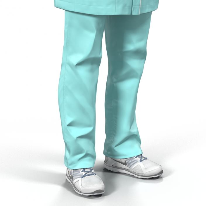 Female Surgeon Mediterranean Rigged 2 3D