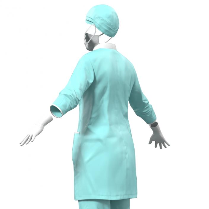 3D model Female Surgeon Dress