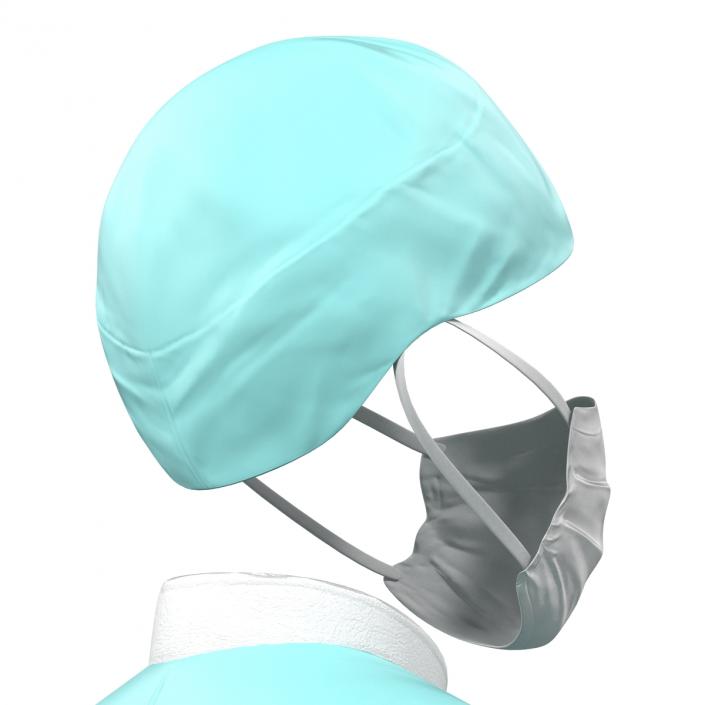 3D model Female Surgeon Dress