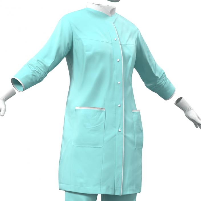 3D model Female Surgeon Dress