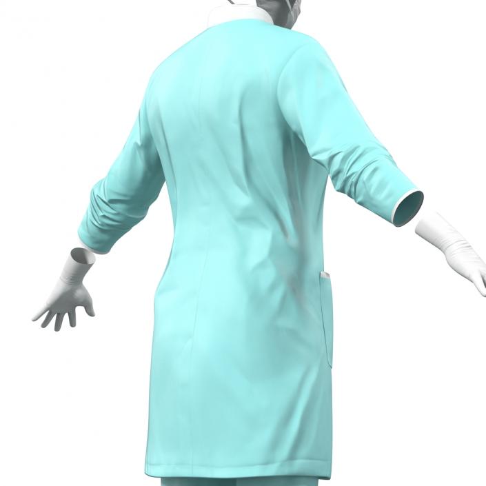 3D model Female Surgeon Dress