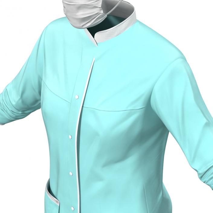 3D model Female Surgeon Dress