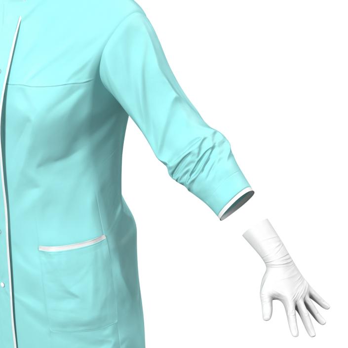 3D model Female Surgeon Dress