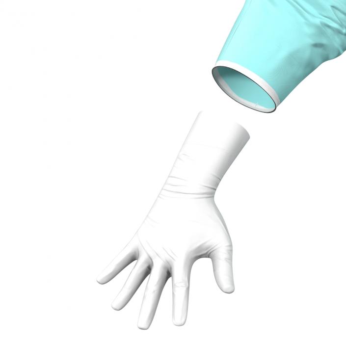 3D model Female Surgeon Dress