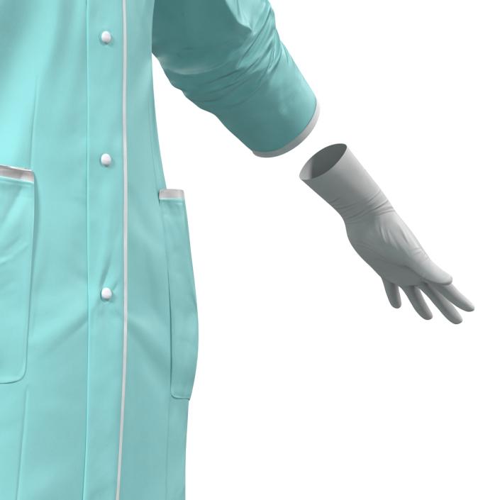 3D model Female Surgeon Dress