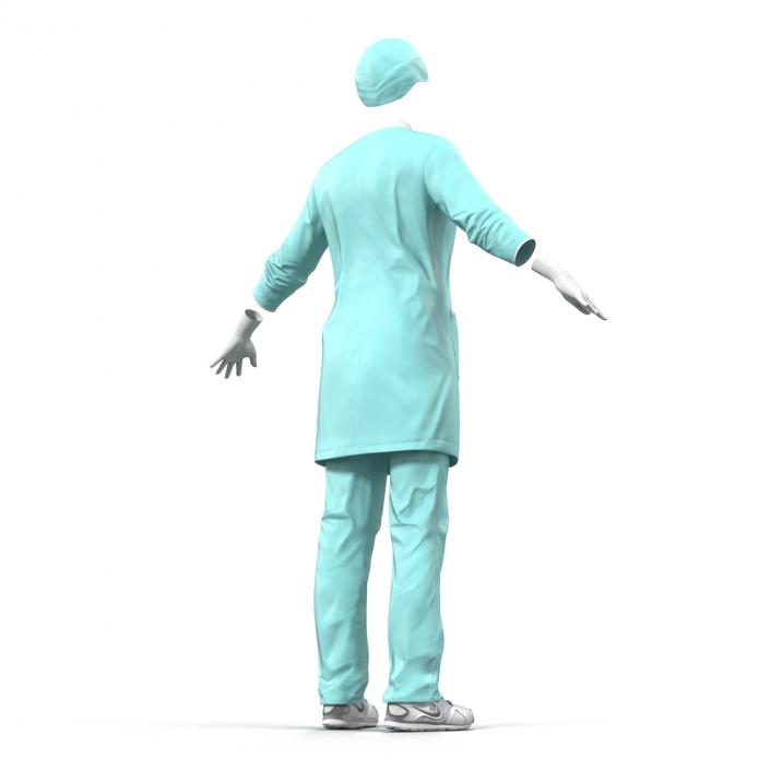 Female Surgeon Dress 2 3D