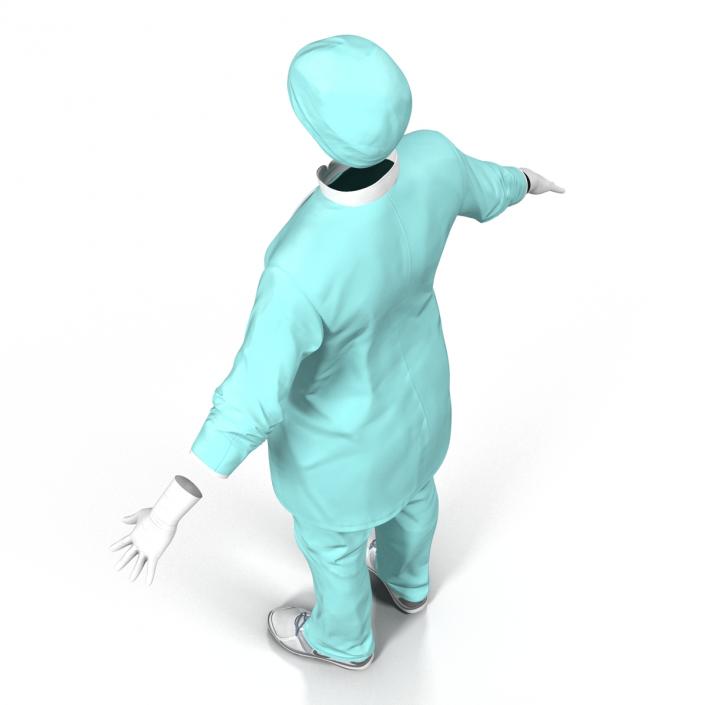 Female Surgeon Dress 2 3D