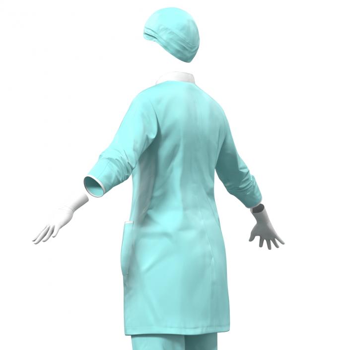 Female Surgeon Dress 2 3D