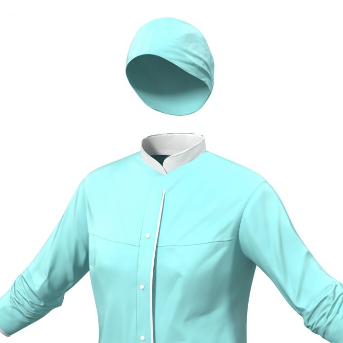 Female Surgeon Dress 2 3D