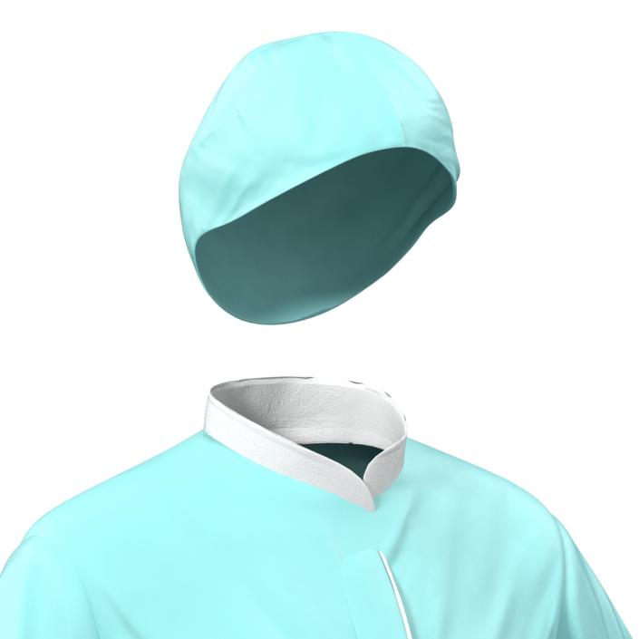 Female Surgeon Dress 2 3D