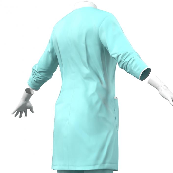 Female Surgeon Dress 2 3D